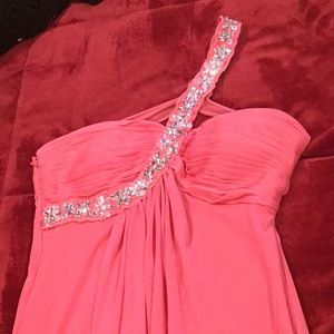 Pink prom dress